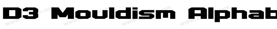 D3 Mouldism Alphabet字体转换